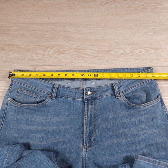 Peter Millar Crown Crafted Jeans Mens 40x34(32) Blue Stretch Denim 5-Pocket - Picture 9 of 16